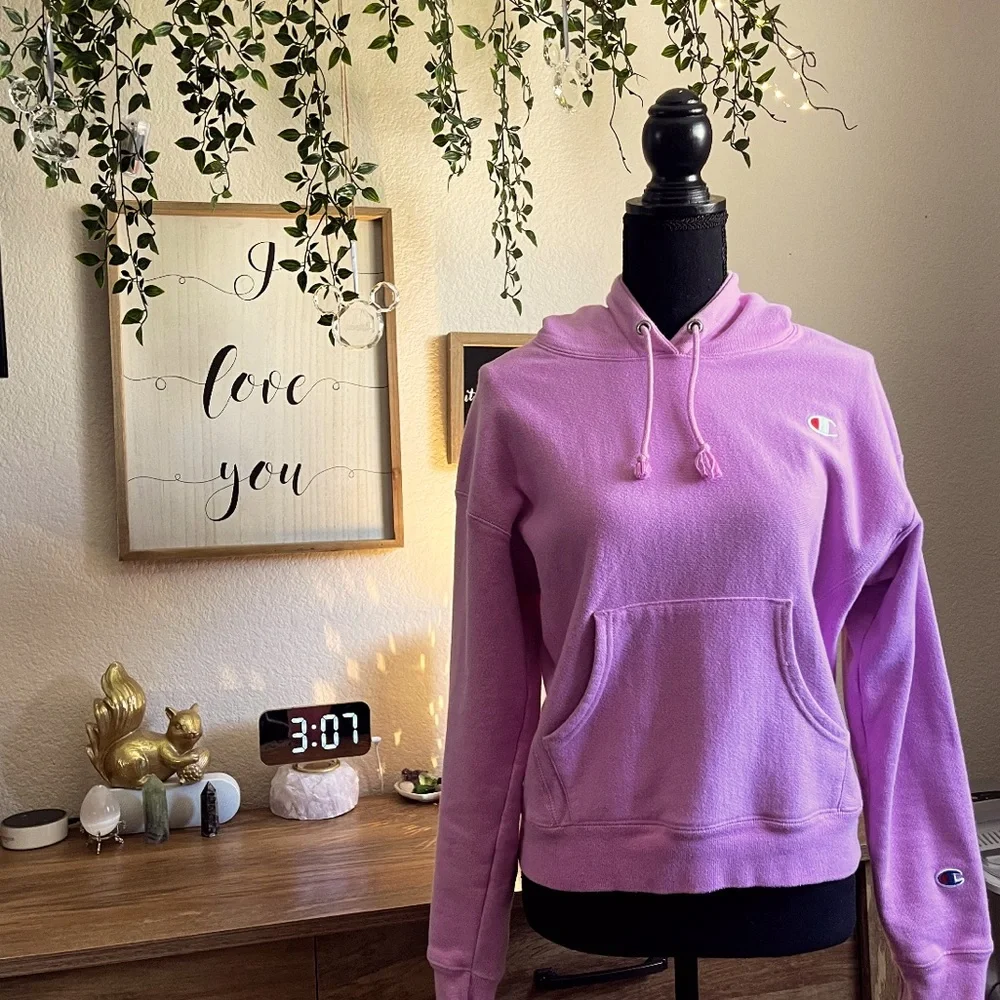 Pink champion hoodie - Picture 1 of 2